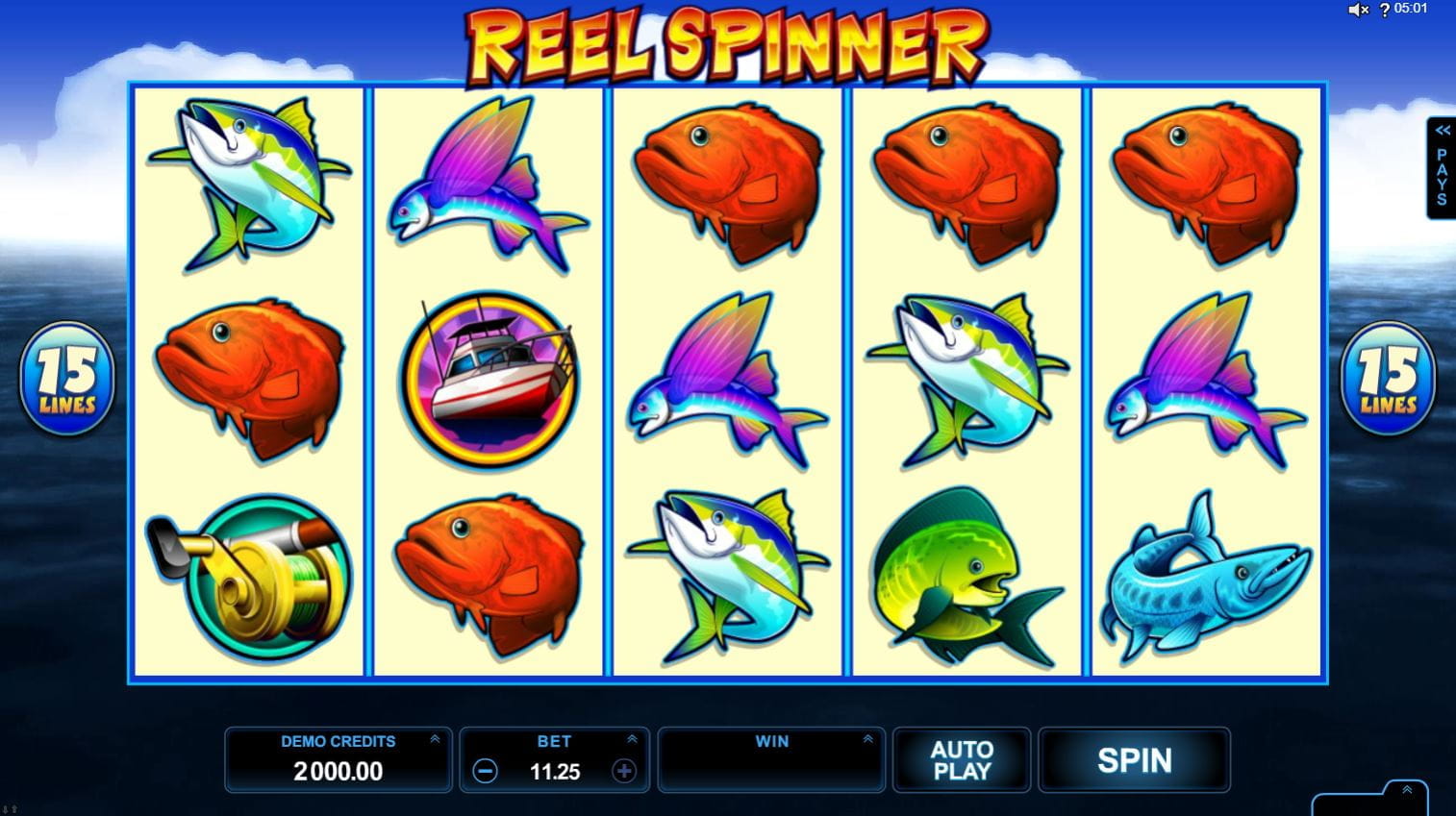 Reel Spinner Online Spielautomat