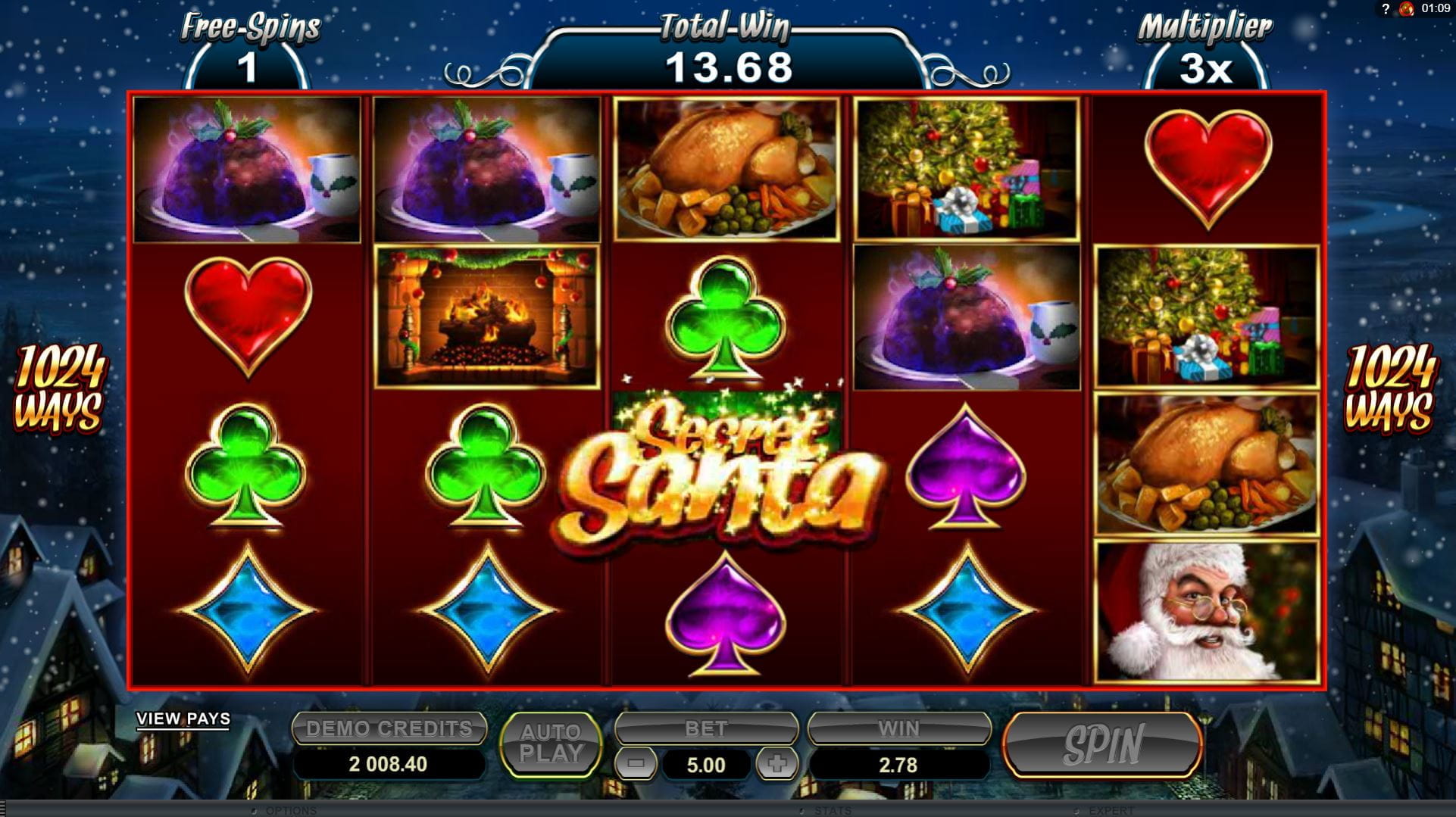 Secret Santa Online Spielautomat