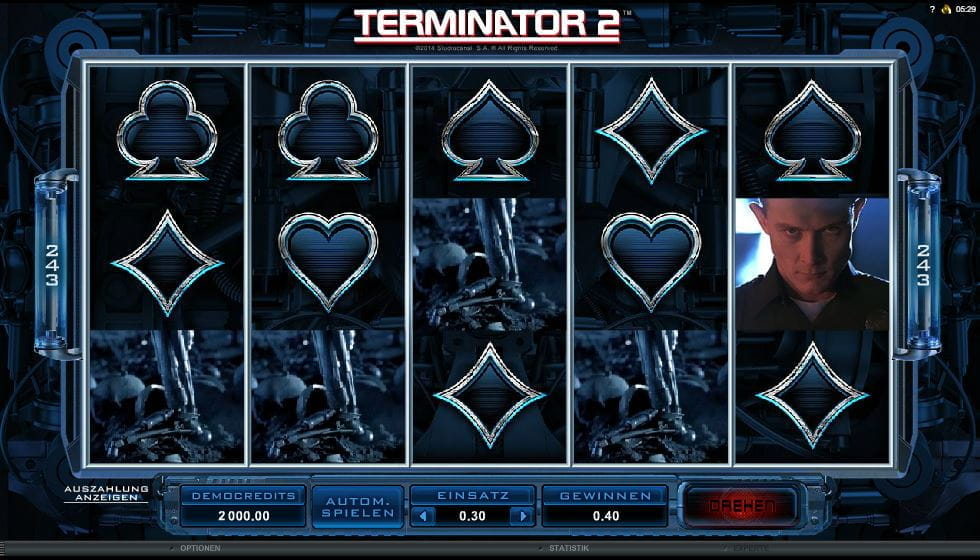 Terminator 2 Online Spielautomat