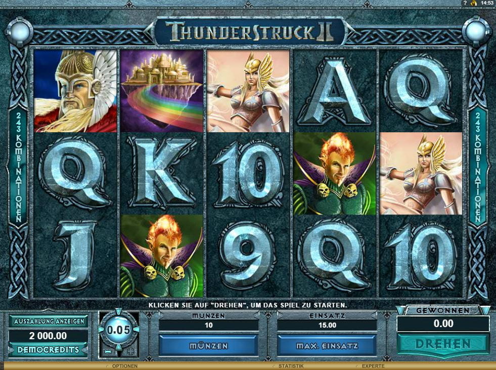 Thunderstruck 2 Online Spielautomat