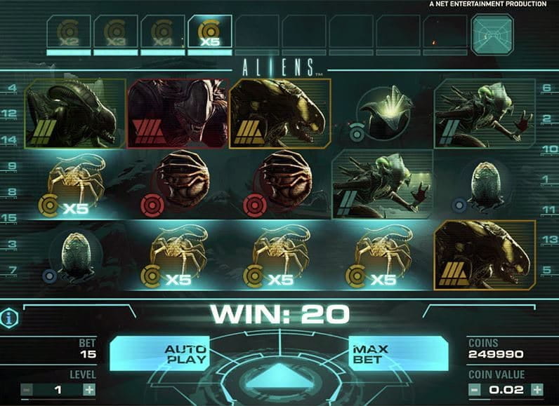Aliens Spielautomat