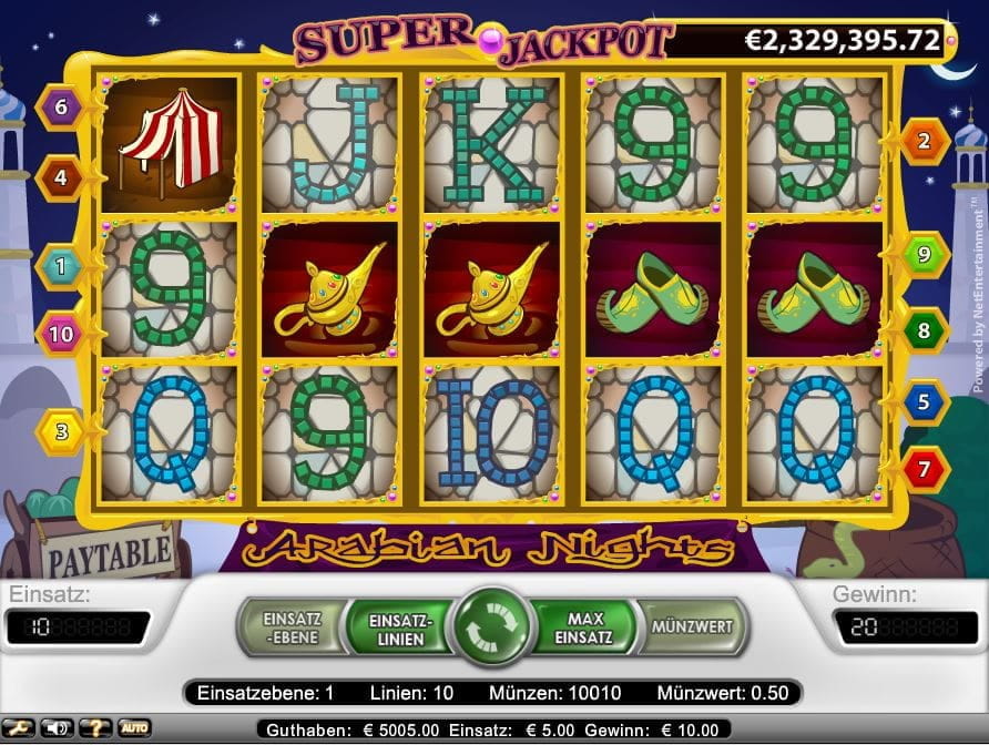 Arabian Nights Spielautomat