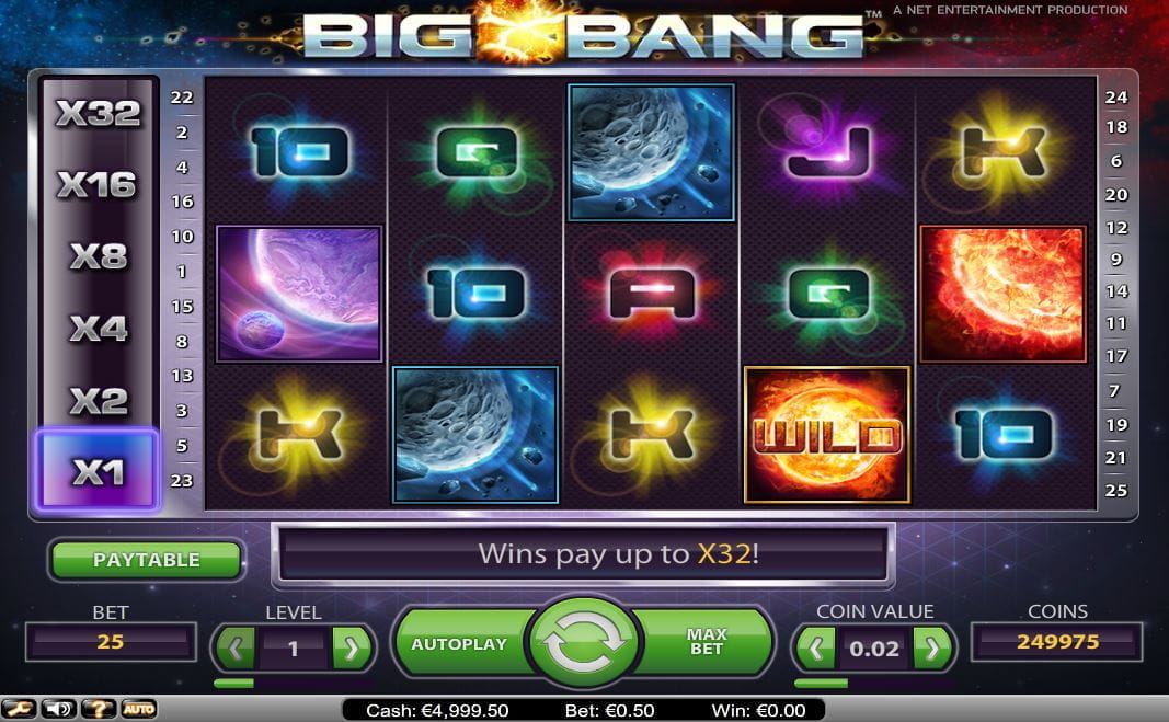 Big Bang Spielautomat
