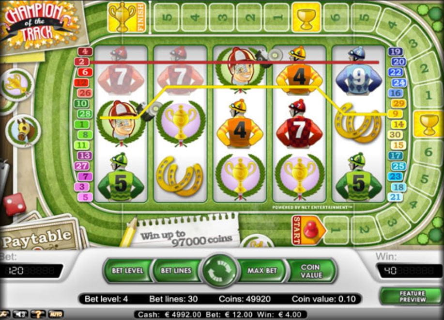 Champion of the Track Spielautomat