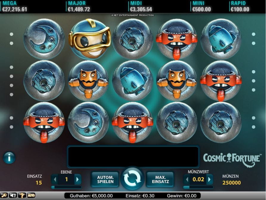 Cosmic Fortune Spielautomat