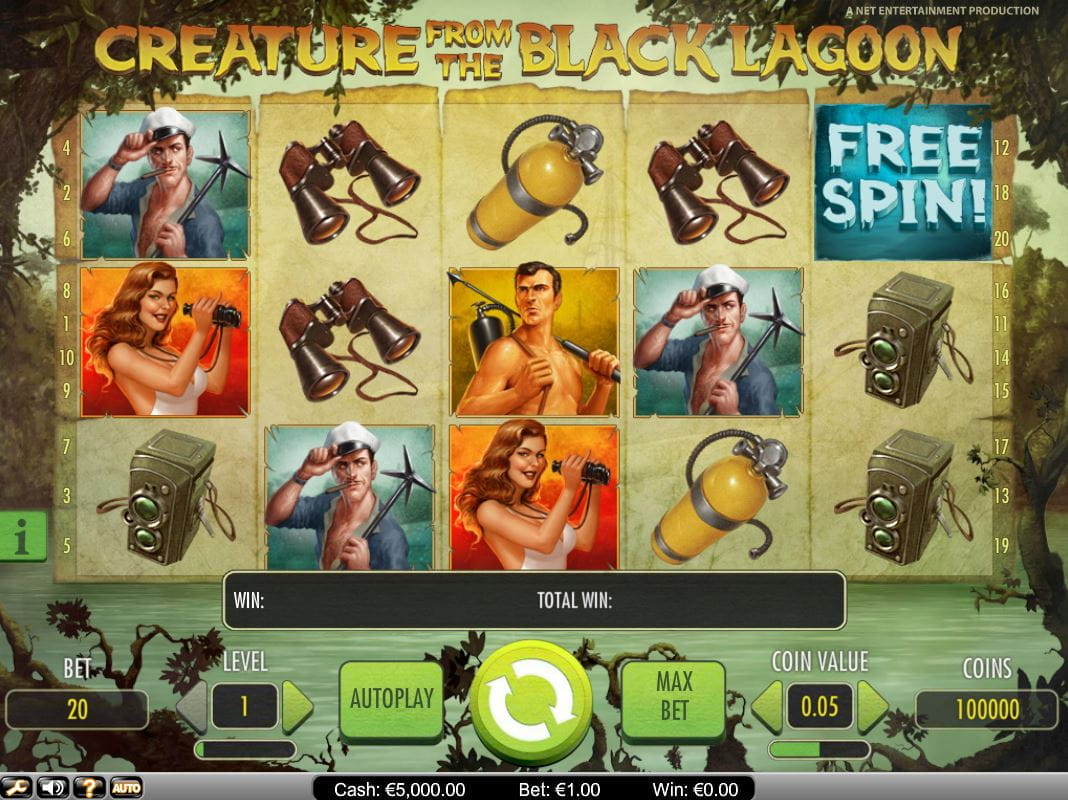 Creature from the Black Lagoon Spielautomat