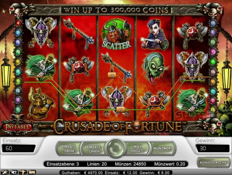 Crusade of Fortune Spielautomat