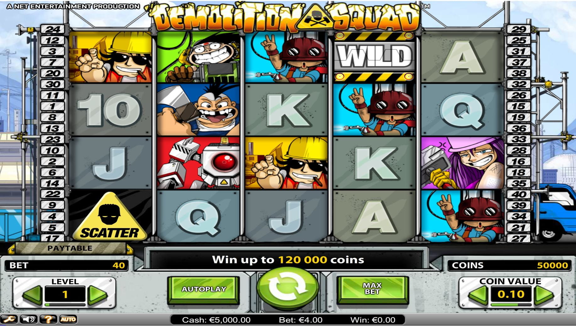 Demolition Squad Spielautomat
