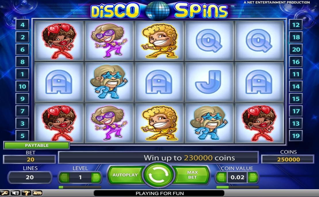 Disco Spins Spielautomat