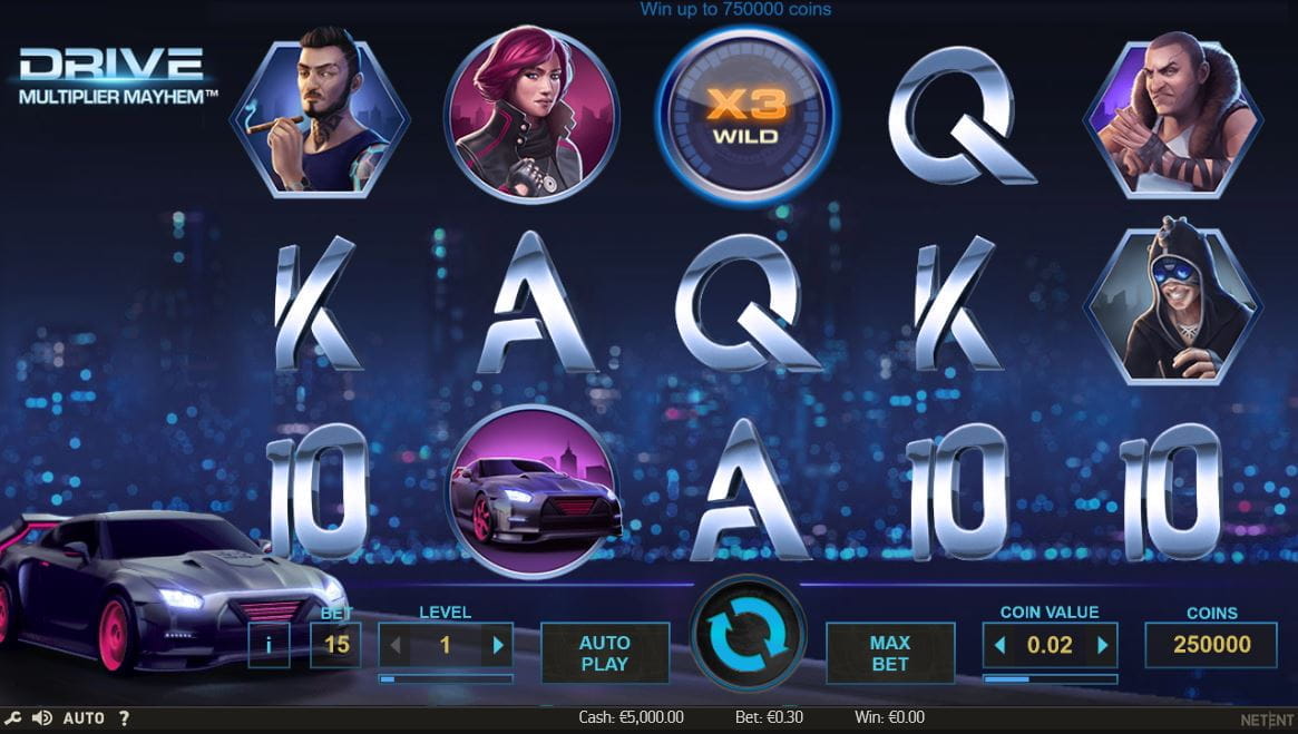 Drive: Multiplier Mayhem Spielautomat