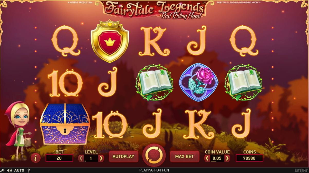 Fairy Tale Legends Red Riding Hood Spielautomat