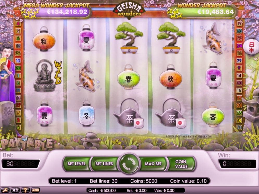 Geisha Wonders Spielautomat