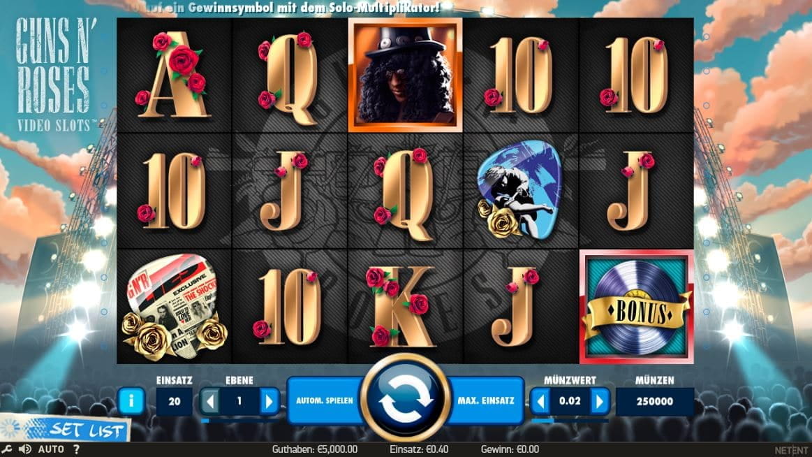 Guns n Roses Spielautomat