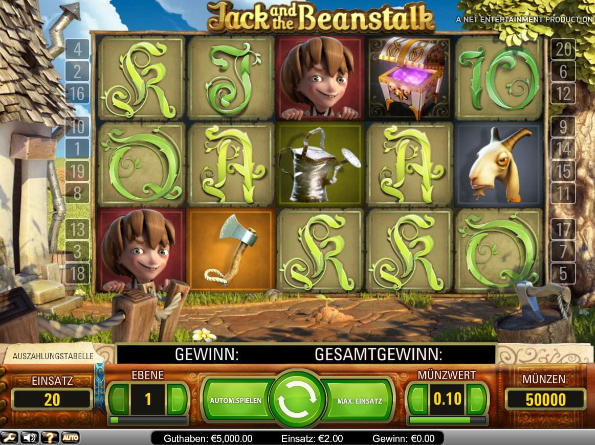 Jack and the Beanstalk Spielautomat
