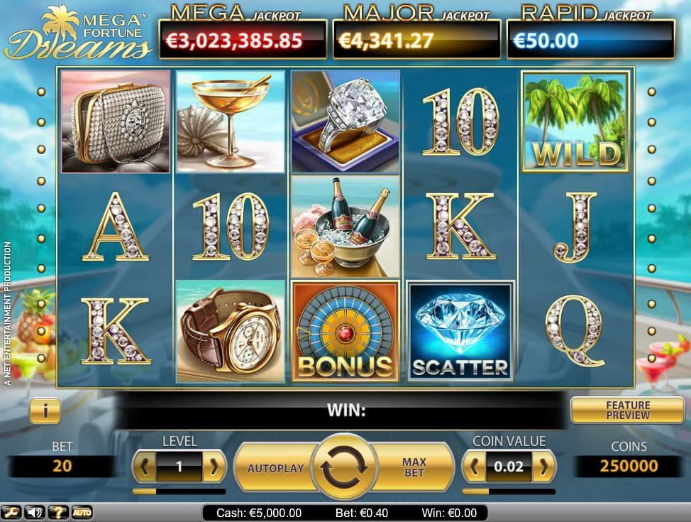 Mega Fortune Dreams Spielautomat