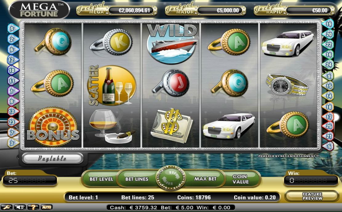 Mega Fortune Spielautomat