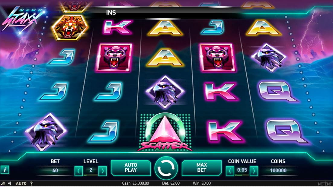 Neon Staxx Spielautomat