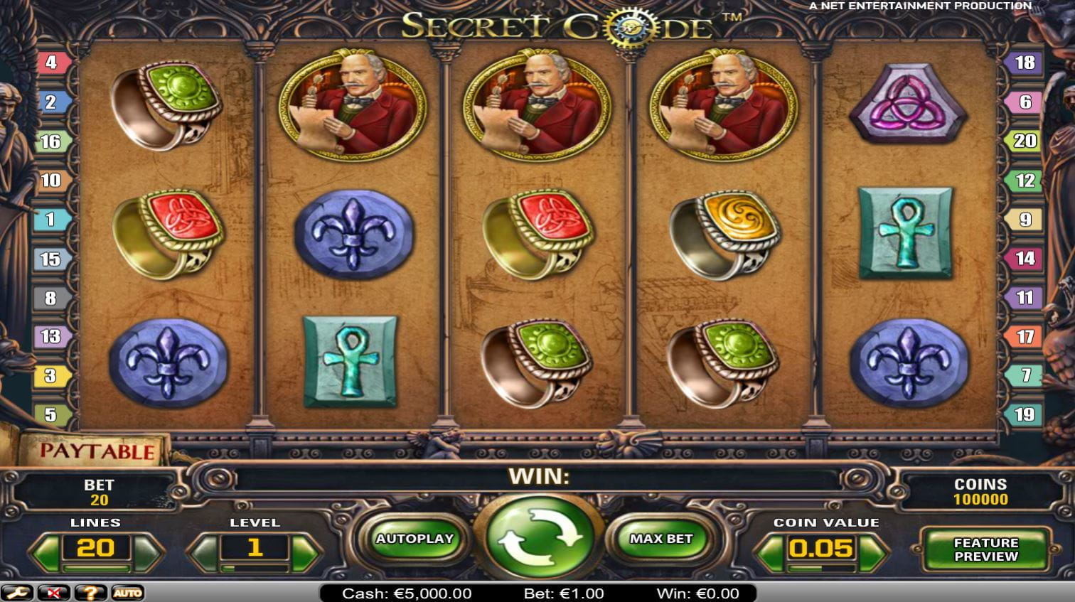 Secret Code Spielautomat