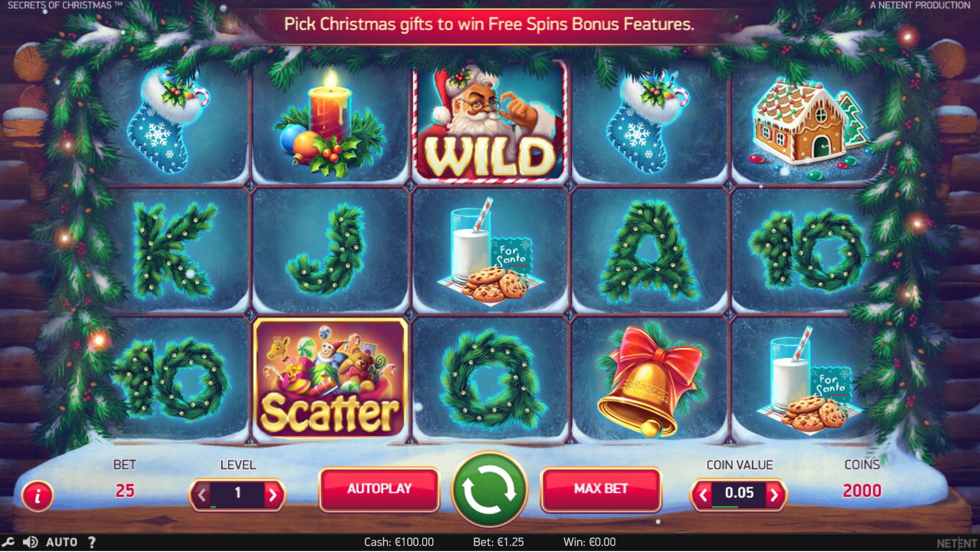 Secret of Christmas Spielautomat