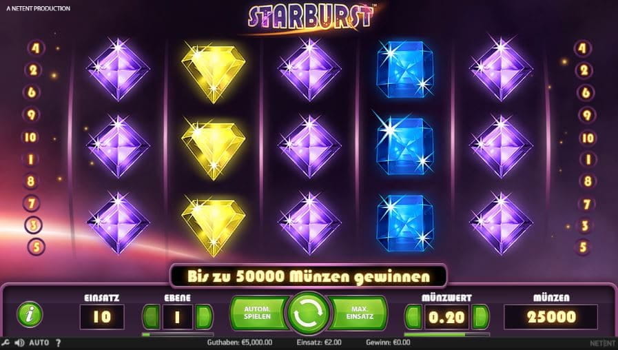 Starburst Spielautomat