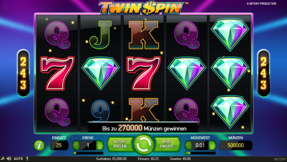 Twin Spin Spielautomat