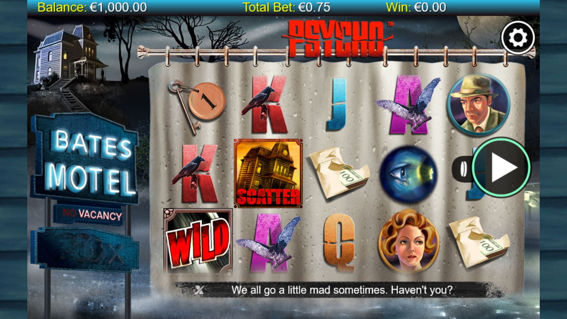 Psycho Online Spielautomat