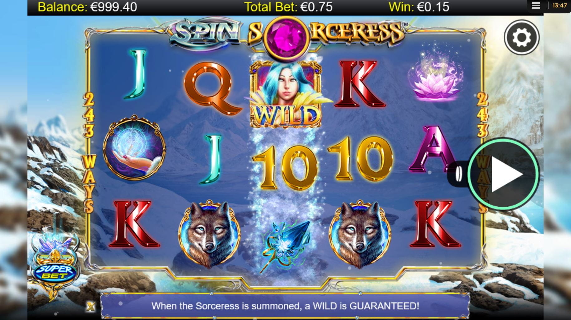 Spin Sorceress Online Spielautomat