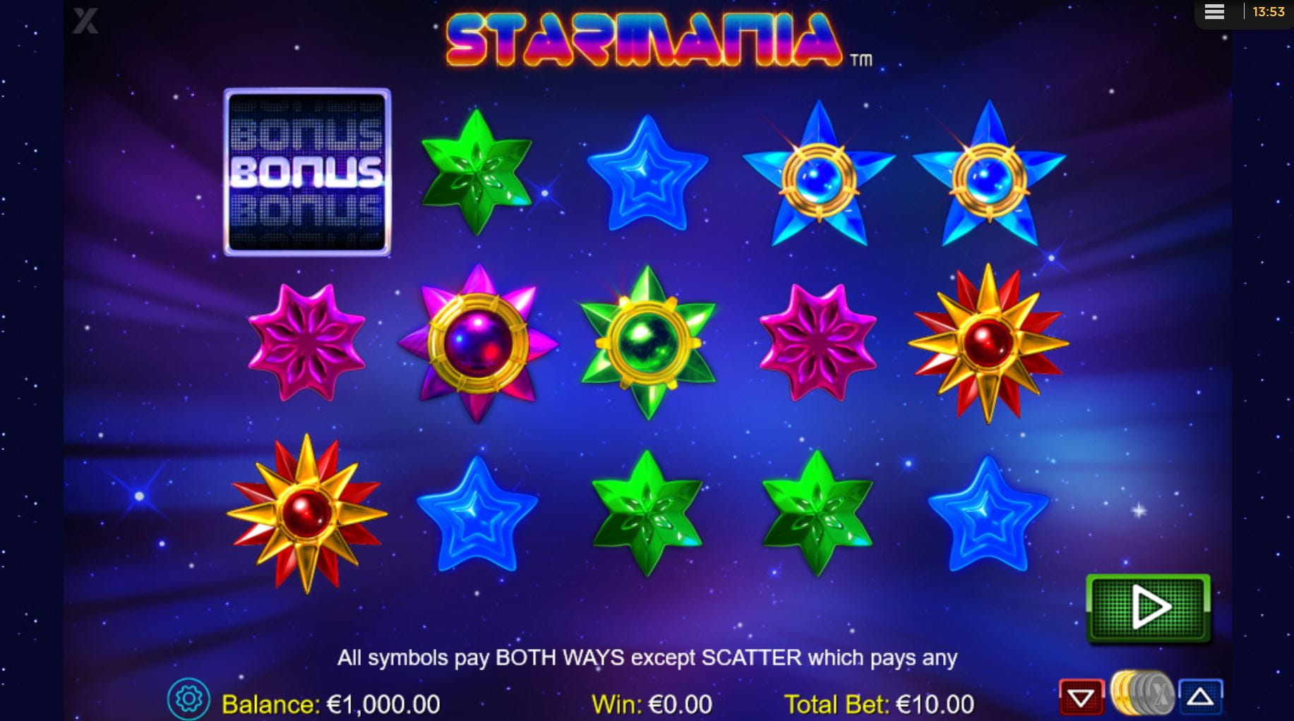Starmania Online Spielautomat