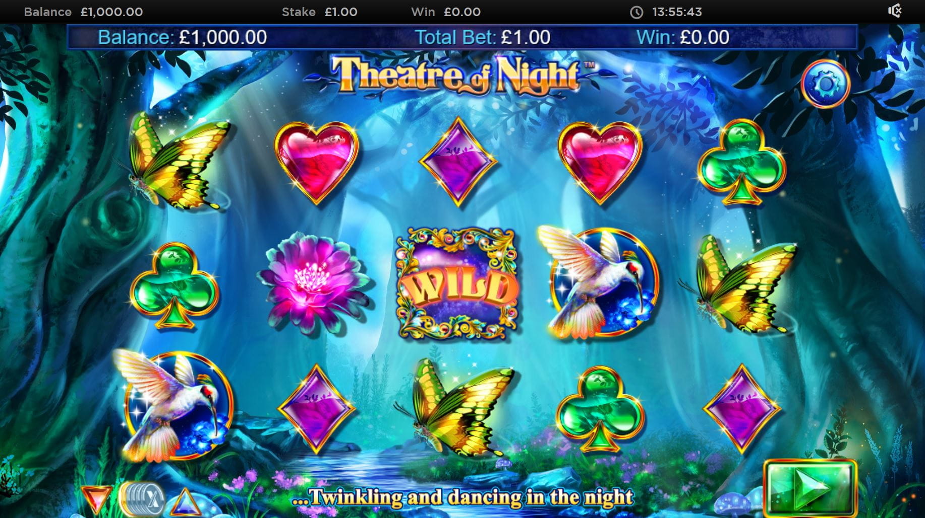 Theatre of Night Online Spielautomat