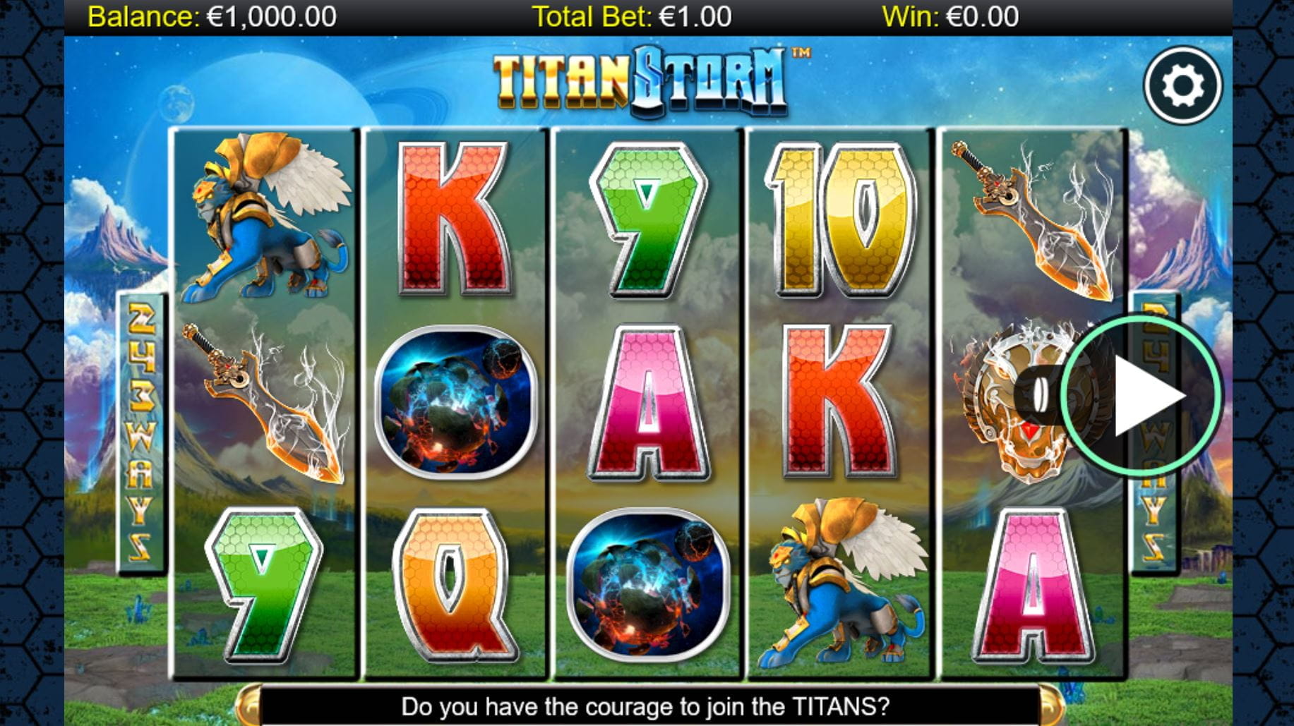 Titan Storm Online Spielautomat