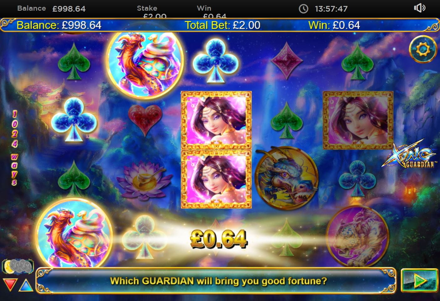 Xing Guardian Online Spielautomat