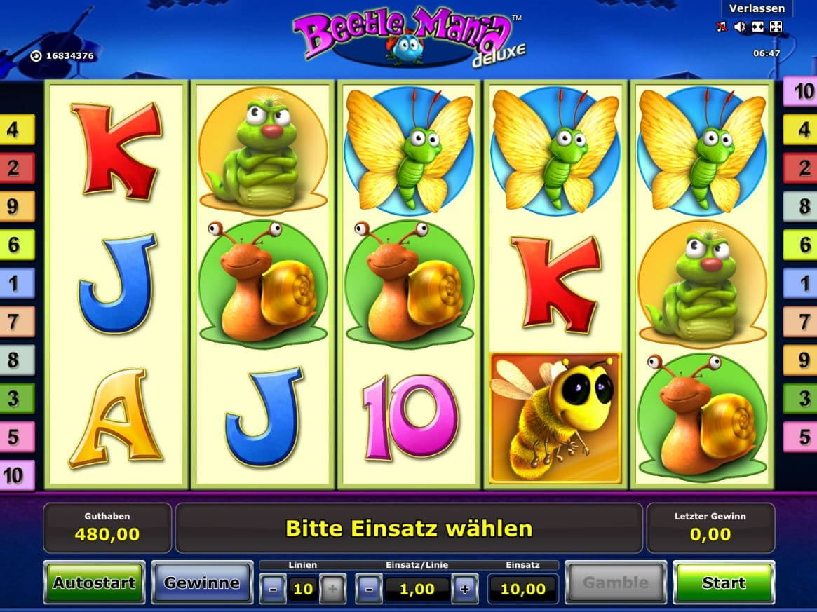 Beetle Mania Spielautomat