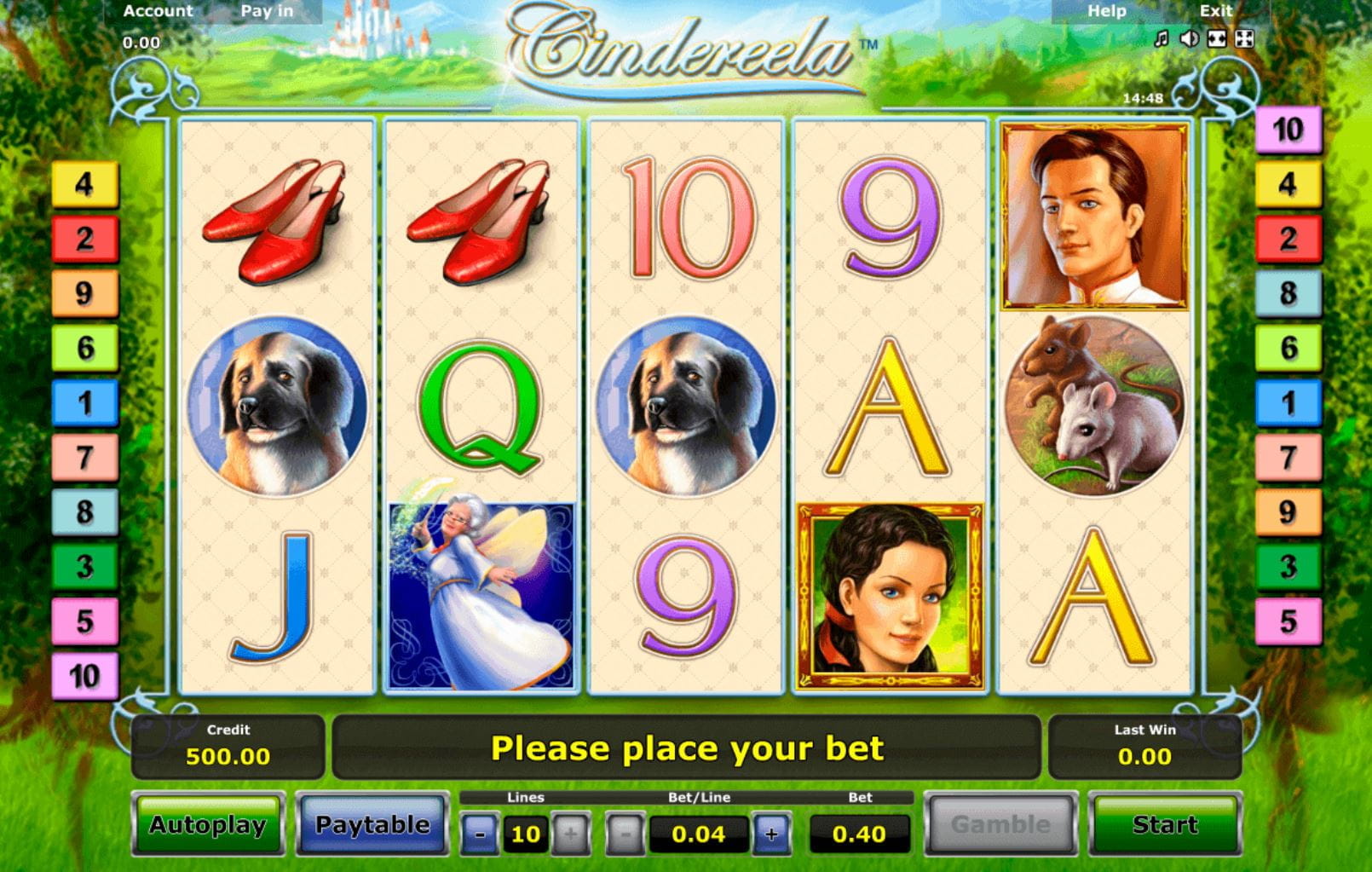 Cindereela Online Spielautomat