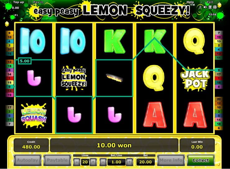 Easy Peasy Lemon Squeezy Spielautomat