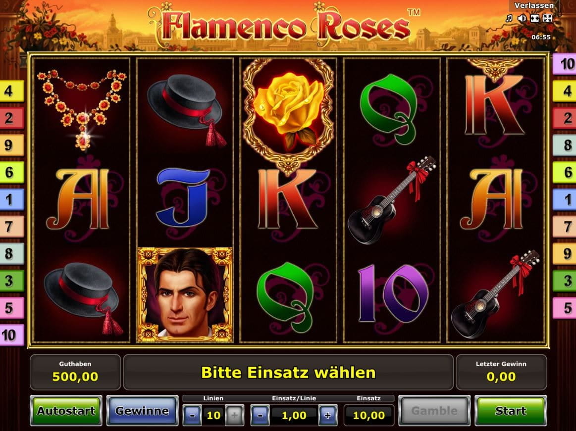 Flamenco Roses Spielautomat