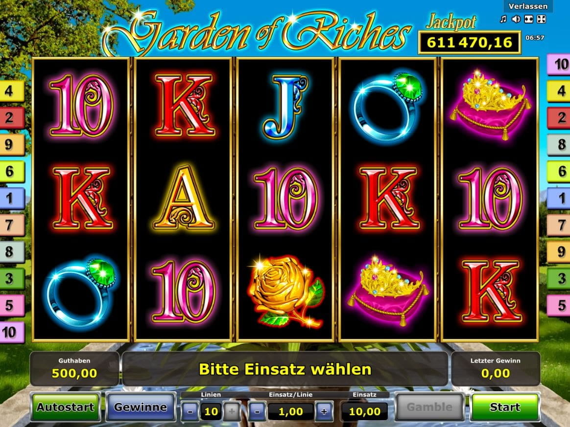 Garden of Riches Spielautomat