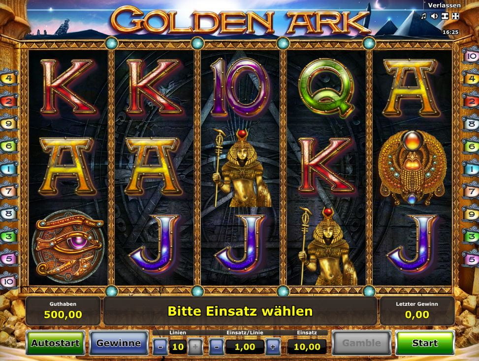 Golden Ark Spielautomat