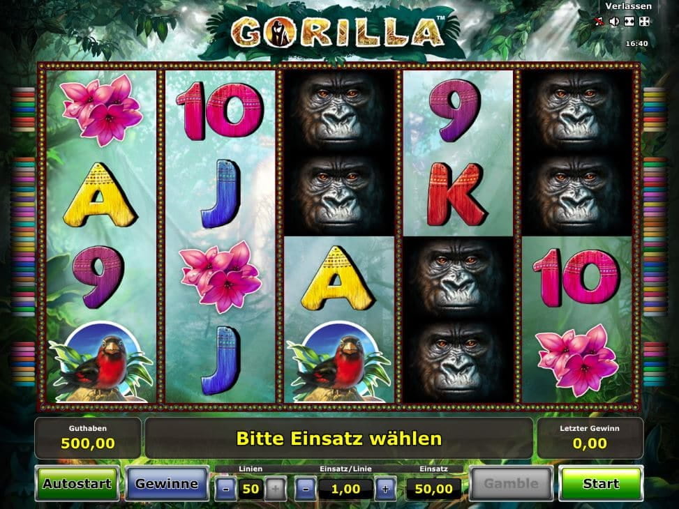 Gorilla Spielautomat