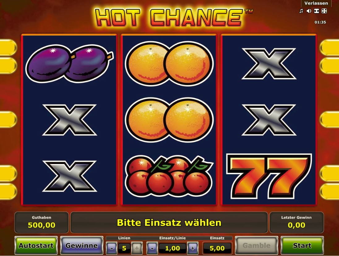 Hot Chance Spielautomat