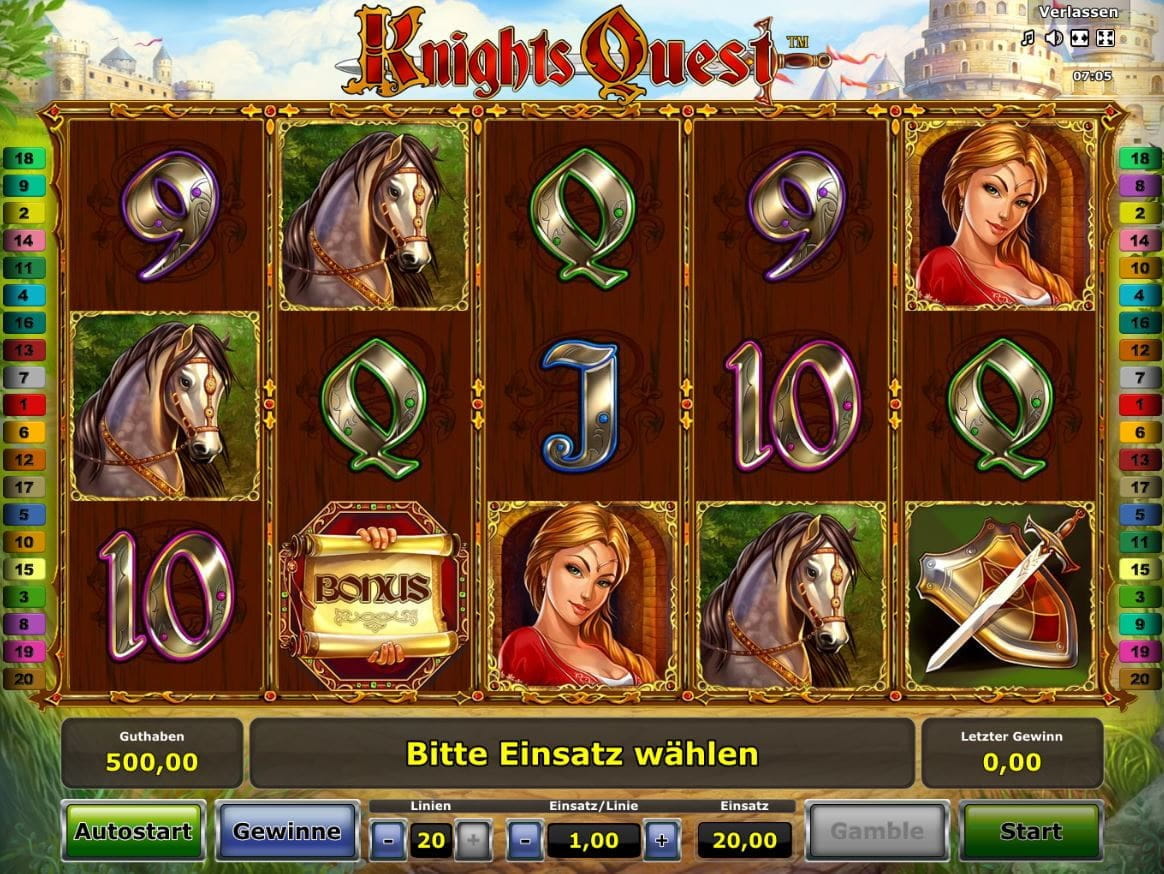 Knights Quest Spielautomat