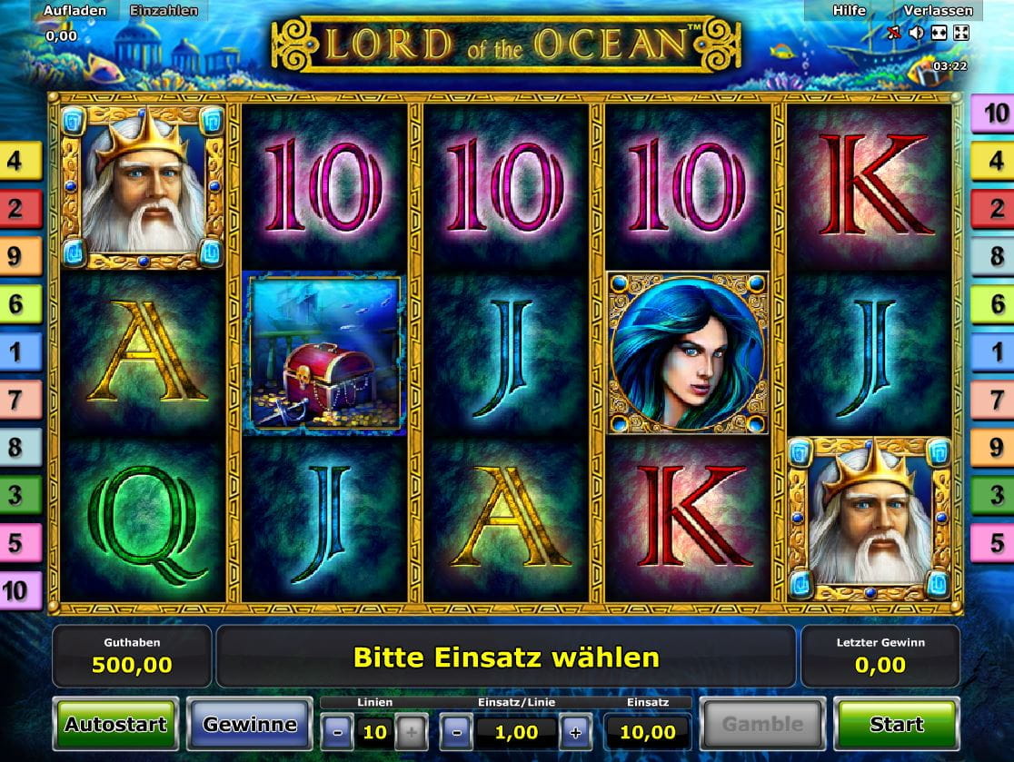 Lord of the Ocean Spielautomat