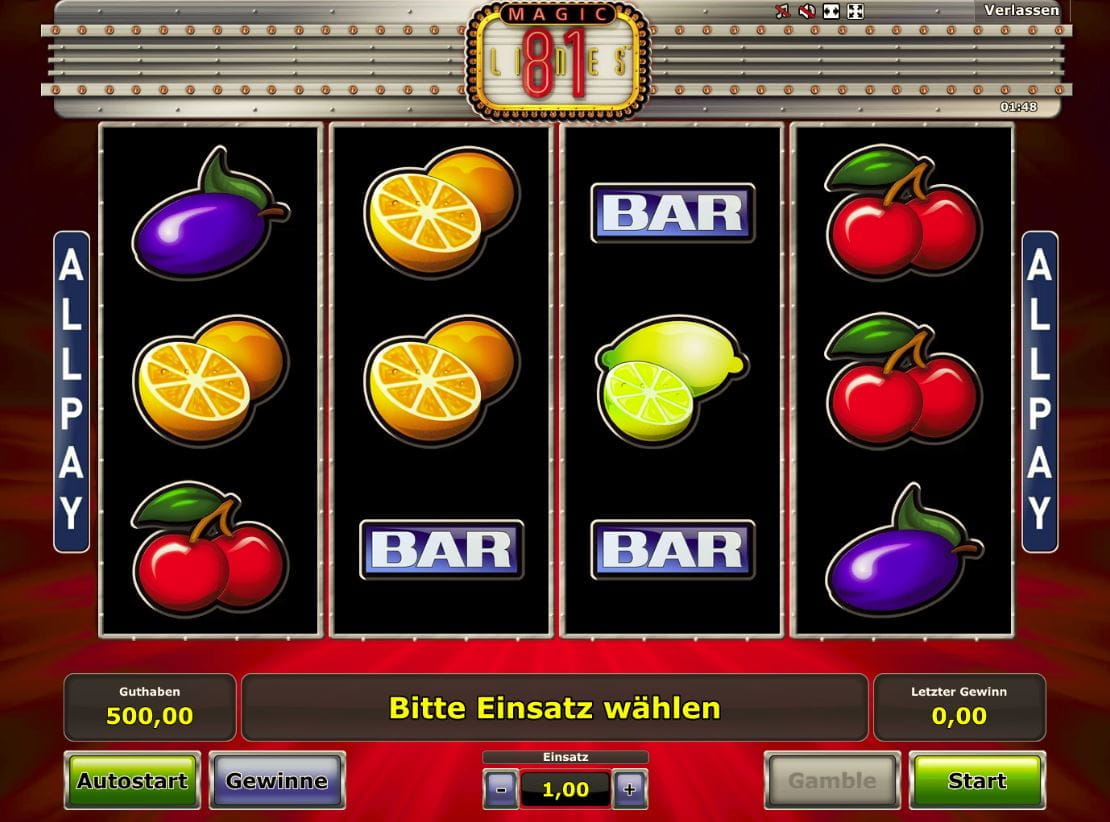 Magic 81 Lines Spielautomat