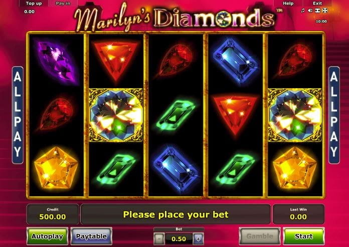 Marilyns Diamonds Spielautomat