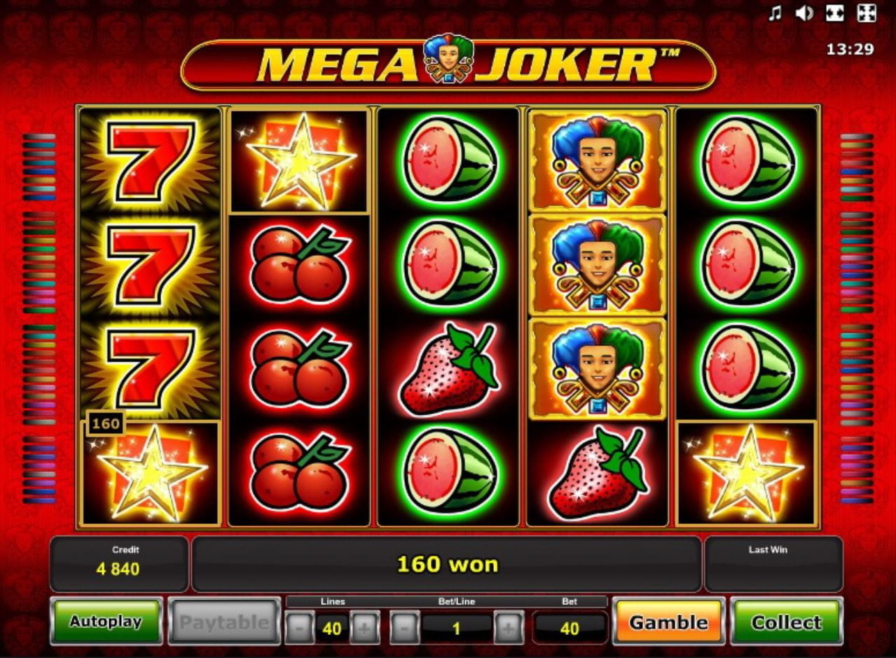 mega joker играть бесплатно