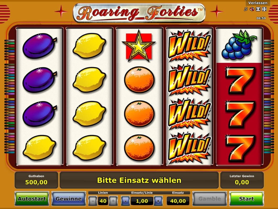 Roaring Forties Spielautomat