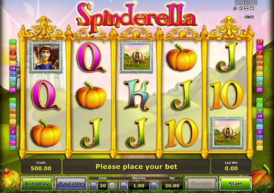 Spinderella Spielautomat