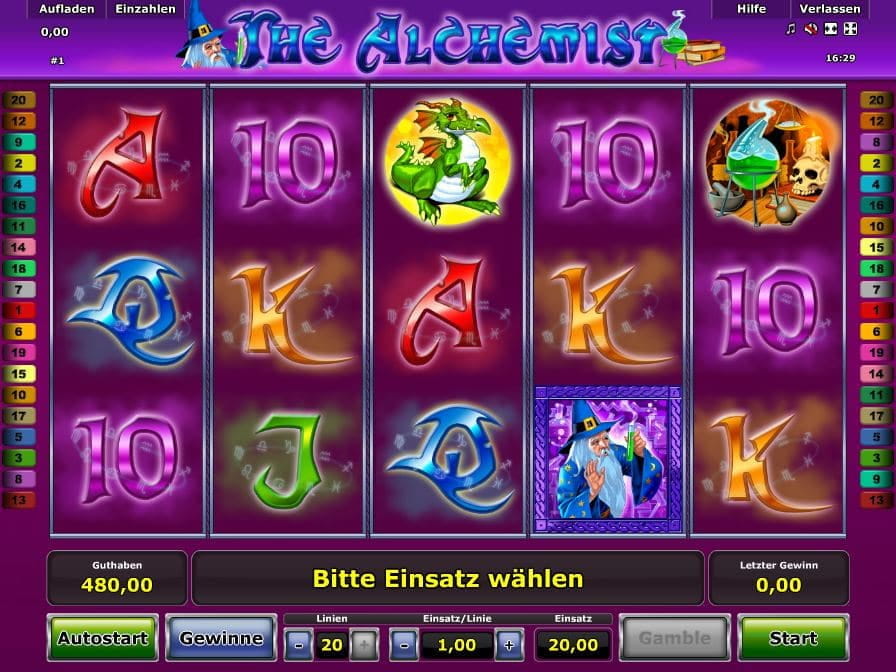 The Alchemist Spielautomat