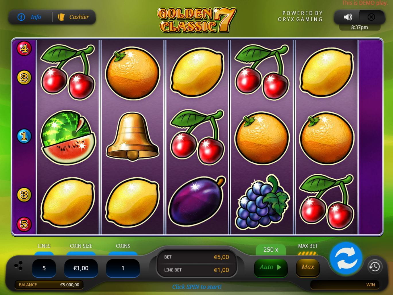 Golden 7 Classic Online Spielautomat