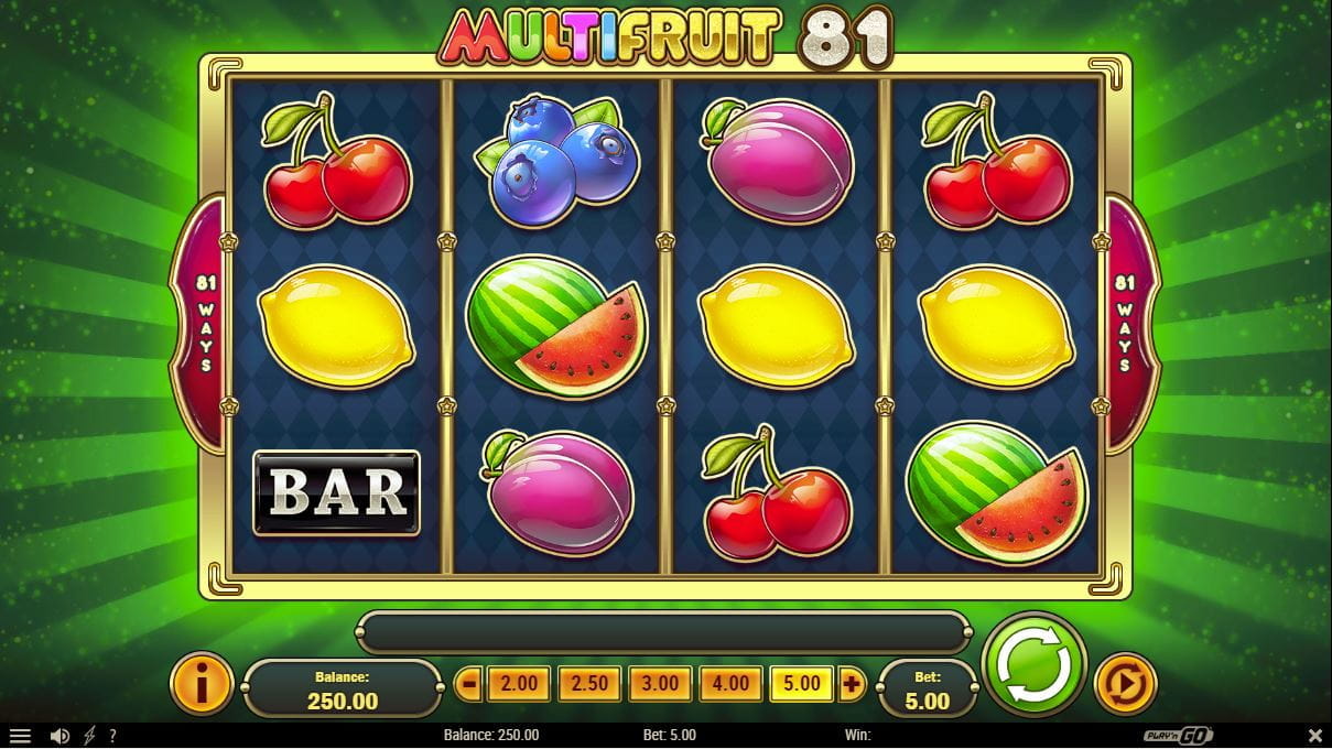 Multifruit 81 Spielautomat