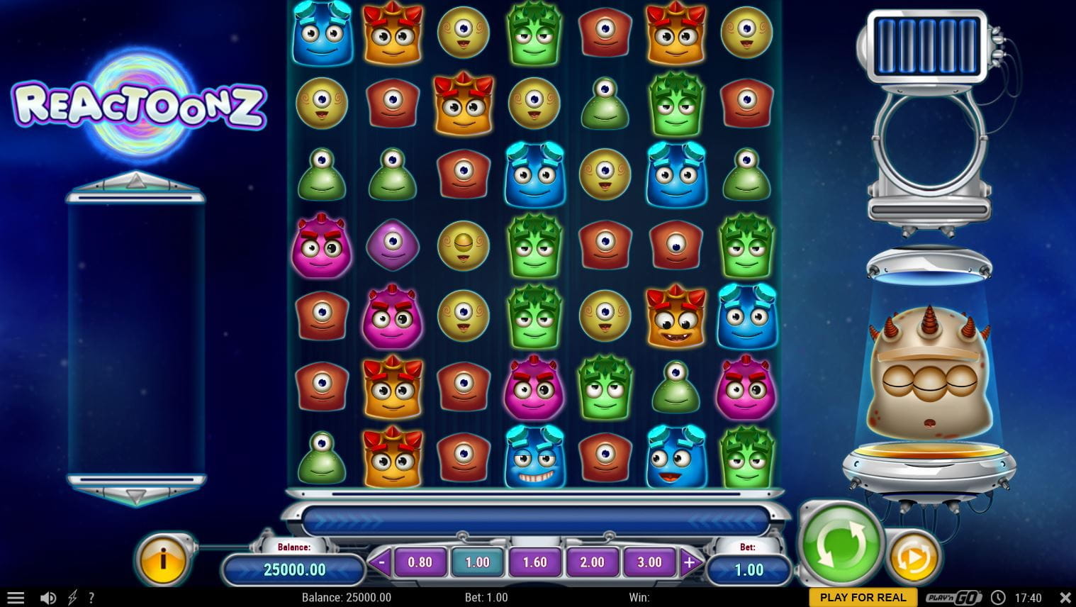 Reactoonz Spielautomat